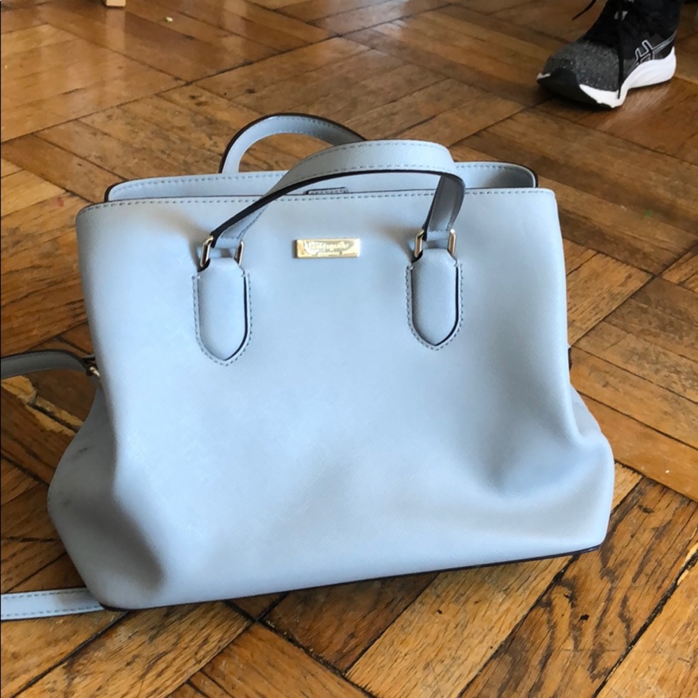 Kate Spade Crossbody Baby Blue Leather - Picture 6 of 8